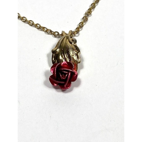 Park Lane Vintage Flower Rose Gold Tone Chain 17” - Picture 1 of 8